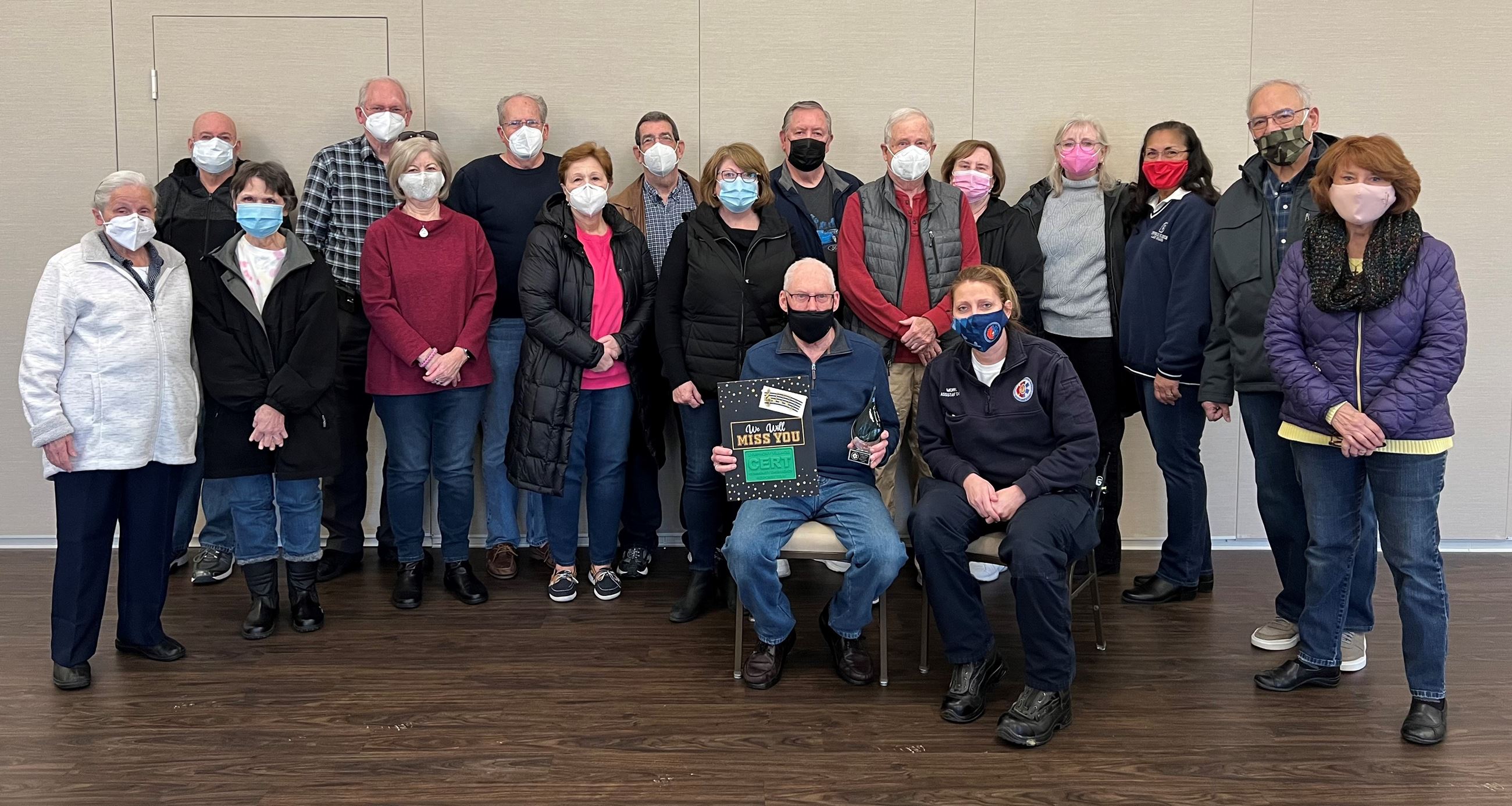 Thank you George group photo