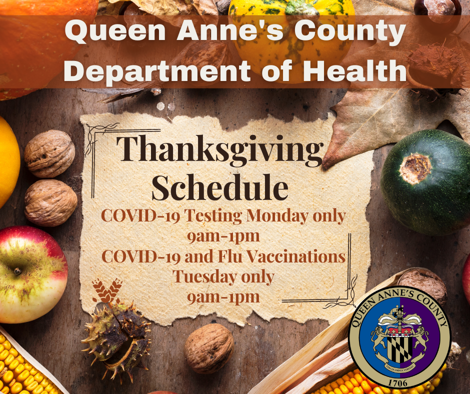 Thanksgiving Schedule