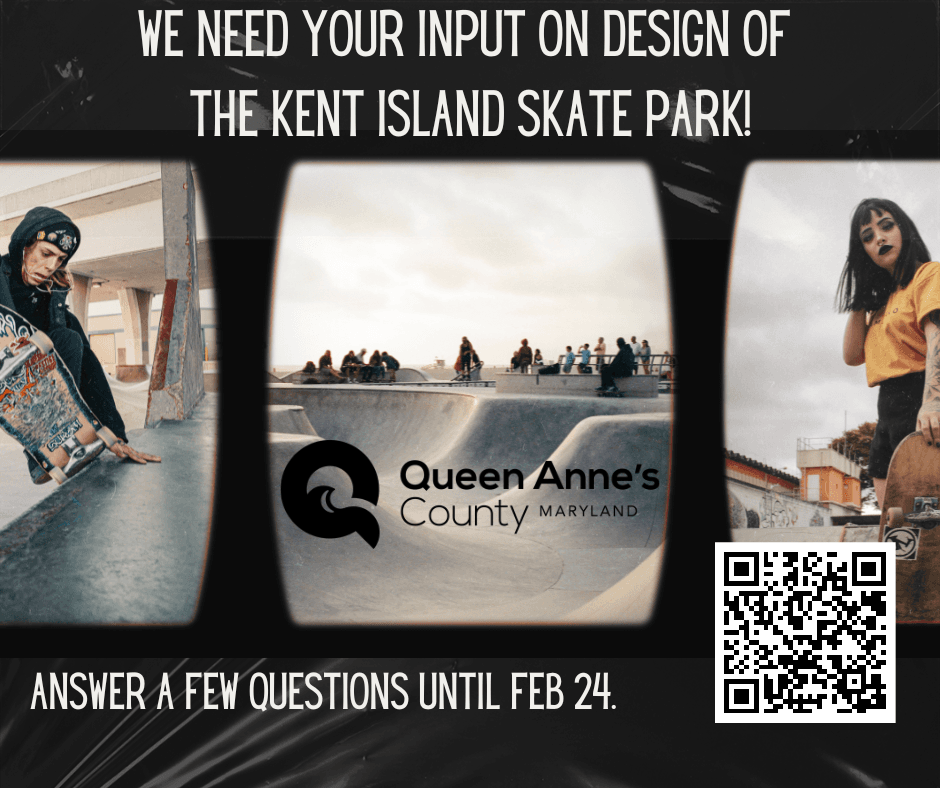 We need your input on design of the Kent Island Skate Park