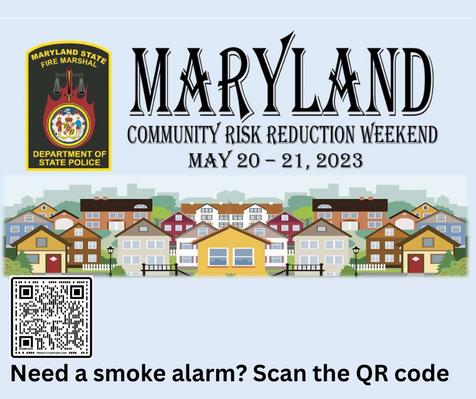 Need a smoke alarm Scan the QR code