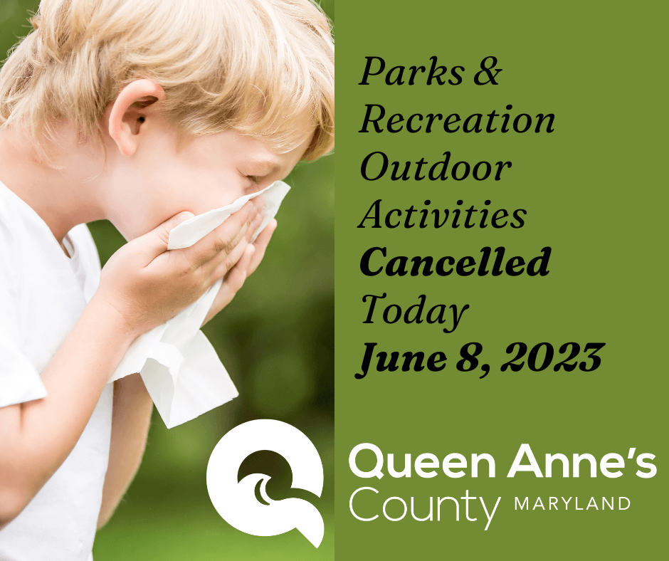 Parks Recreation Outdoor Activities Cancelled Today June  2023