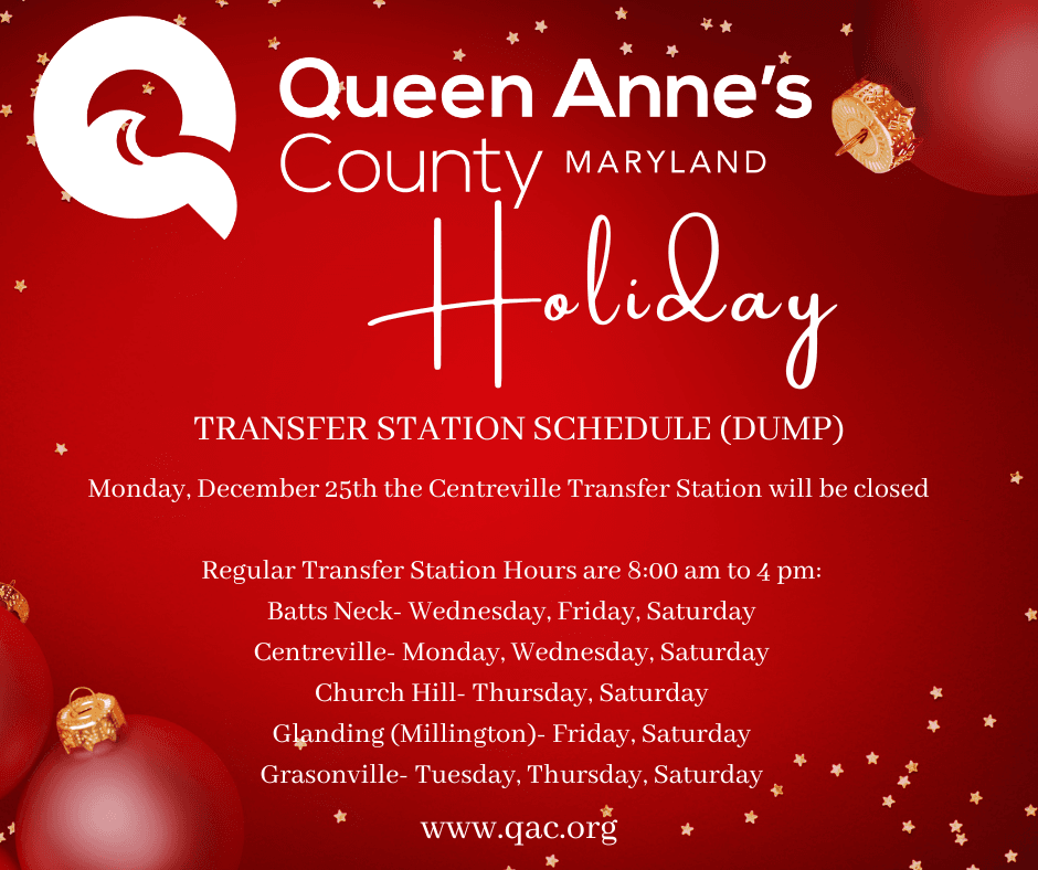 Transfer Station Schedule (Dump)