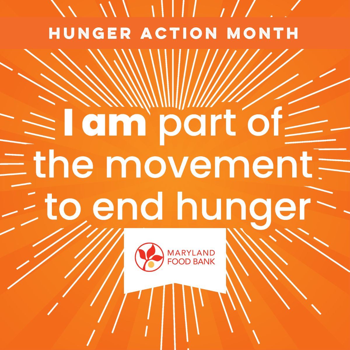 Hunger Action Month Static