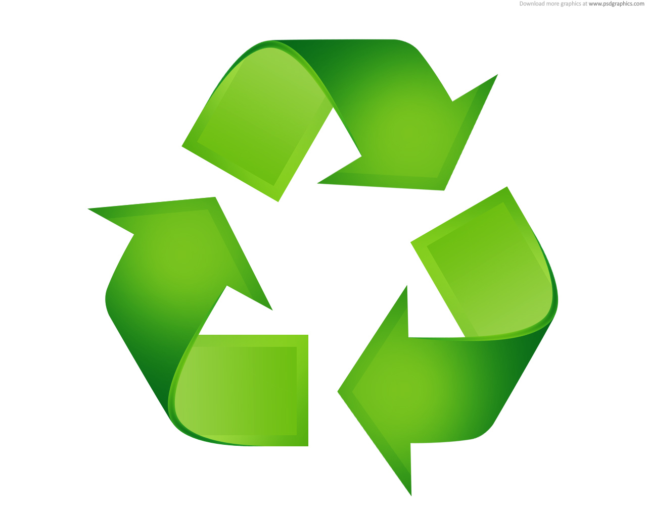 Green Recycling Symbol