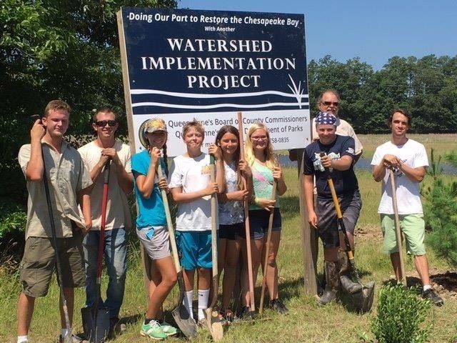 Kudner Property Tree Planting Crew