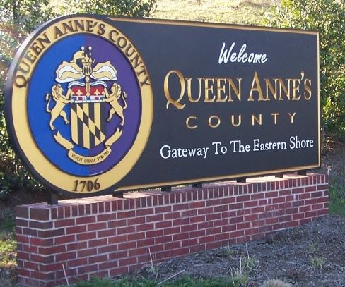 Queen Anne's County Welcome Sign