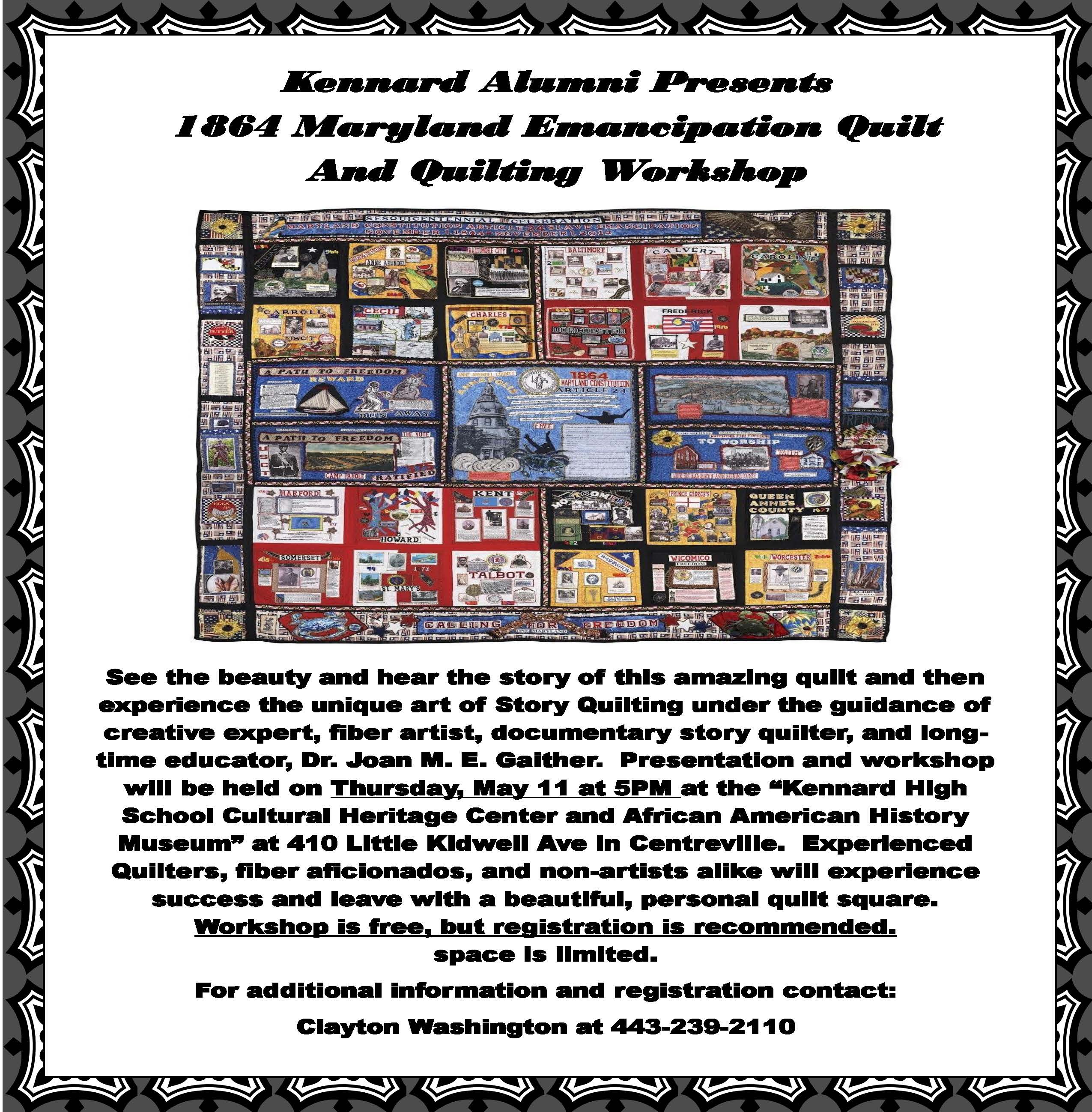 Quilt Exhibit Flyer